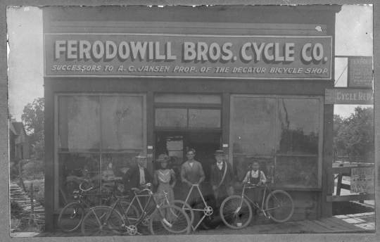 Ferodowill Brothers bicycle repair shop