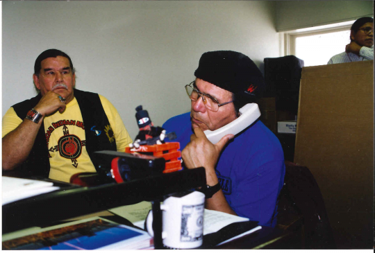 Clyde Bellecourt and Dennis Banks