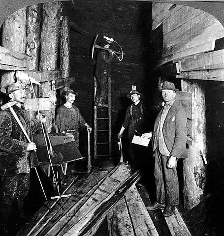 underground mining 1800