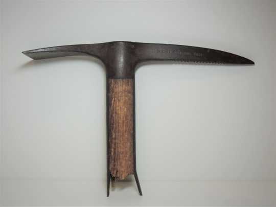 Photograph of Cora Best's Ice Axe