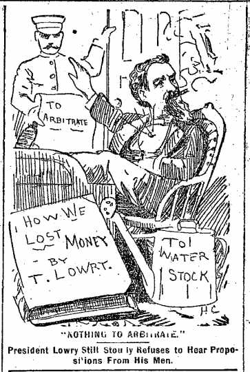 Black and white scan of "Nothing to arbitrate."  Minneapolis Journal, April 13, 1889. 