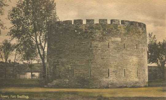 Color scan of a Round Tower postcard, c.1905.