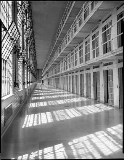 Cell block in Minnesota State Prison, Stillwater