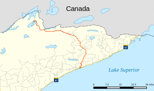 Gunflint Trail MNopedia   Map Fredddie Wikimedia  