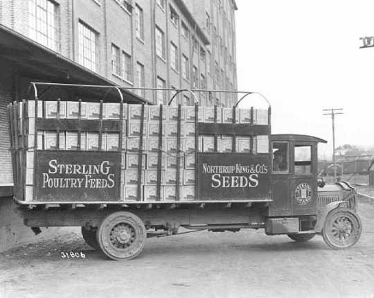 Northrup, King and Company load of popcorn