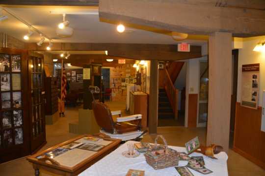 Color image of the Stickney Inn and Store, basement, facing east, July 2014. Photographed by Amy Lucas.