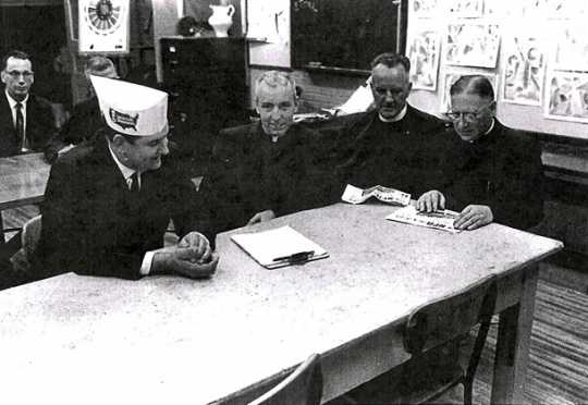 NFO representatives at a press conference held on October 16, 1963.