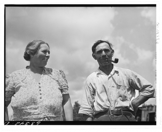 FSA (Farm Security Administration) borrower and wife. Cut-over area of Itasca County, Minnesota